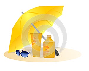 Sun protection, cdr vector