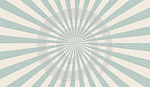 Sun ray circus. Sun rays retro background. Radial vintage burst. Soft light stripe. Sunburst pattern. Beams line. Striped aging