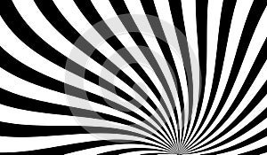 Sun ray light. Sun rays background. Radial burst. Sunburst black pattern isolated on white background. Beams line. Radiate