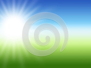 Sun ray summer background