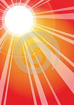 Sun rays background