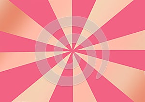 Sun rays background or Pink color burst background : Pop Art Style