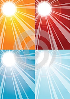 Sun rays backgrounds photo