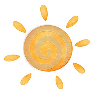 sun with rays. for children's books, greeting cards, and vibrant illustrations. Let the sun's lively character
