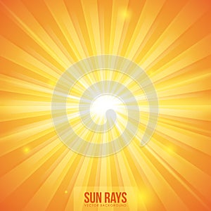 Sun rays design.