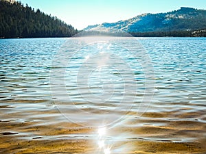 Sun Rays Floating in Tenaya Lake