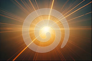 sun rays forming a star