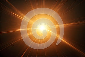 sun rays forming a star