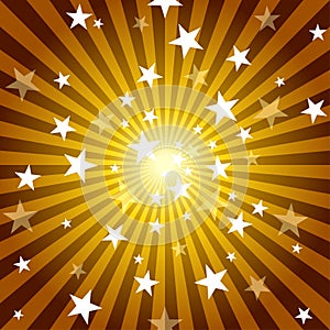 Sun Rays and Stars photo