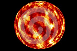 The sun the red giant .