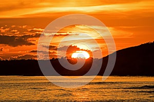 Sun Rises Above The Bluffs In Cayo Coco, Cuba