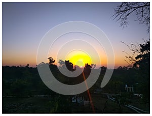 Sun sed with blue sky background jpg photo