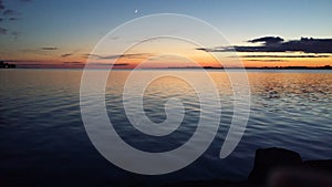 Sun set at sacketts harbor