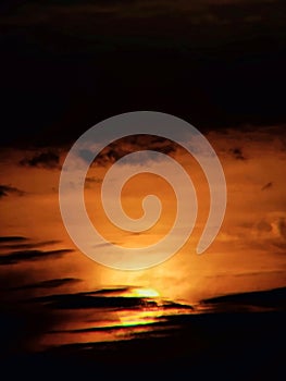 The Sun Set on The Sky of Dari Cloud