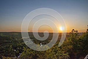 Sunset Over Bancroft, Ontario photo