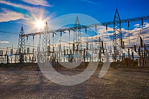 Electrical Substation Towers