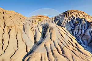 Badlands of Dinosaur Provincial Park in Alberta, Canada