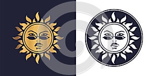 Sexy Sun Vector Icon photo