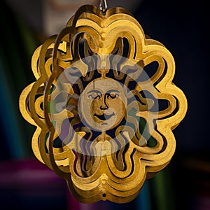Sun shaped amulet on market