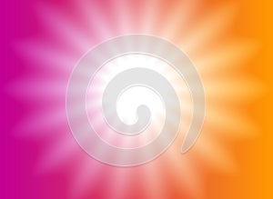 Sun shining in the sky sunset vector abstract summer