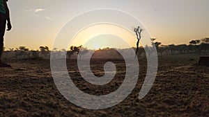 Sun sining A beautiful view