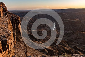 The Grand Fish River Canyon of Namibia