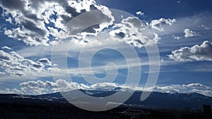 Sun in Sofia, Bulgaria