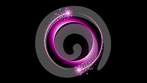 Sun Solar Eclipse Orange Fire Dark Background Vector Moon Design Space Science Glow Light