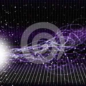 Sun Space Background Shows Transmitting Solar Energy