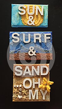 Sun, Surf & Sand Wall Hanging