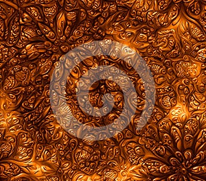 Sun Surface Texture CloseUp of Solar Granulation