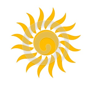 Sun symbolic icon