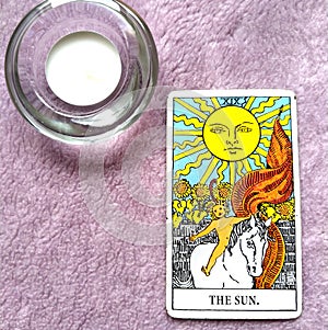 The Sun Tarot Card Life energy vitality joy enlightenment warmth manifestation happiness
