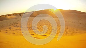 sun touches sand dunes desert Thar Rajasthan