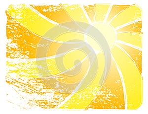 Sun vector Background