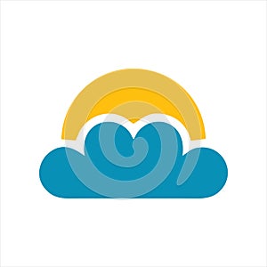 Sun vector icon modern and simple flat symbol for web site, mobile, logo, app, UI.
