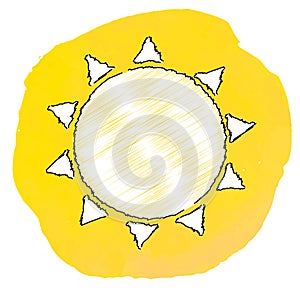 Sun, vector illustration