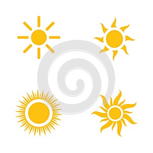 Sun Vector illustration Icon