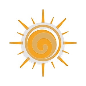 Sun Vector illustration Icon