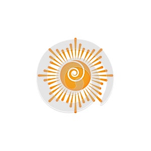 Sun Vector illustration Icon