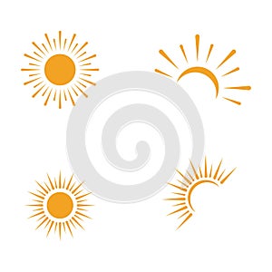 Sun Vector illustration Icon