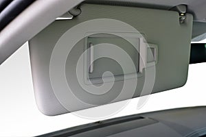 Sun visor protection in the car