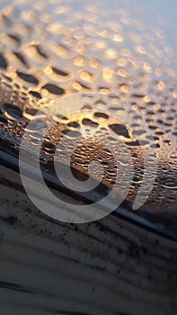 Sun water reflection drop