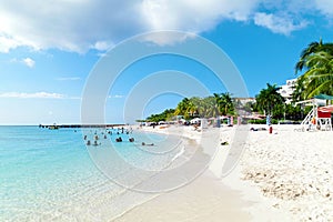 Sunbathers Enjoying a Day at the Beach