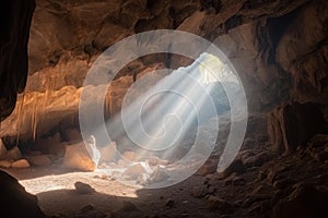 sunbeam in the cave, God grace generative a