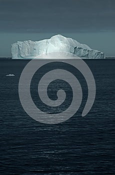 Sunbeam on iceberg