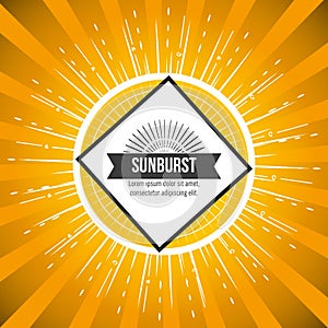 sunburst pattern design