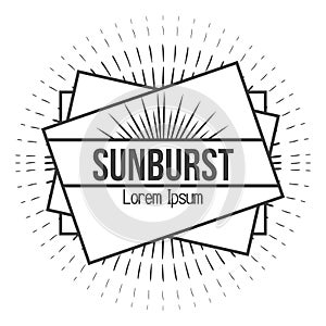 sunburst pattern design