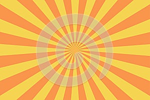 Sunburst ray. Retro vintage style