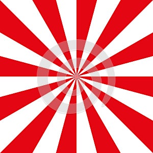 Sunburst. Red white sunburst background. Vector illustration